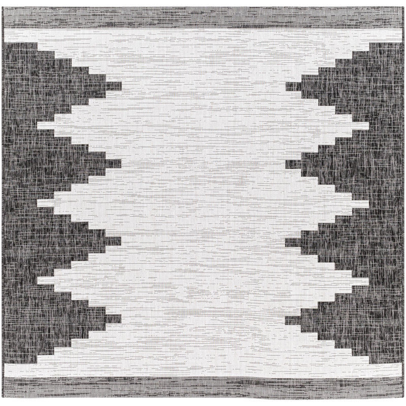 Mortimer Southwestern Indoor / Outdoor Rug, Square 7'10"