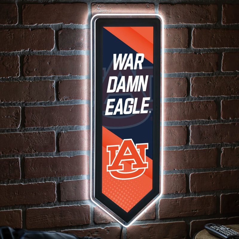 Enseigne murale NCAA Team Pennant, Université Auburn
