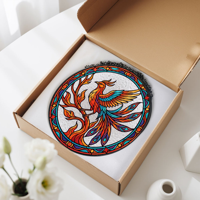 Vitrail Phoenix vitrail ， 7,8H, H 7,8 po