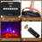 1500 W Portable Electric Ceramic Space Heater With 3D Realistic Flame