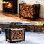 42.9cm W Metal Log Rack