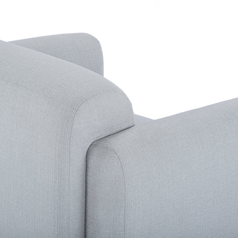 Tulum Armchair, Metro Light Gray Linen Blend