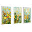 "Martini Poppies" par Jennifer Lommers, impression sur acrylique 3 pièces-64194895