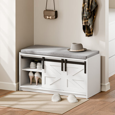 Foam Padding Upholstered Storage Bench