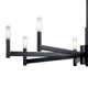 Tuscany 8 Light Metal Dimmable Chandelier
