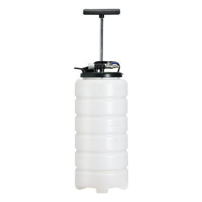 Fluid Extractor, 4 Gallons (15 Liters), Pneumatic/Manual Oil Changer Vacuum Fluid Extractor with Dipstick and Suction Hose, Oil Extractor Change Pump for Automotive Fluids Vacuum Evacuation