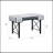 Antique White Finish Computer Desk