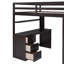 Lit mezzanine double avec tiroirs, bureau et garde-robe espresso-2104146019