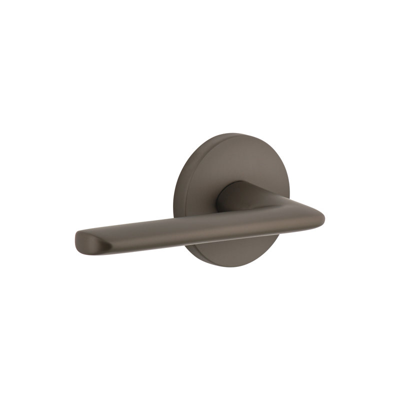 Rosace simple Viaggio Circolo avec levier Brezza, Gris titane, Gauche, Rond