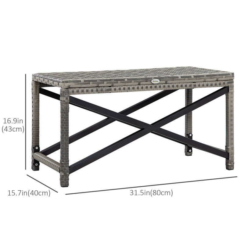 Table basse Jermarcus, Gris