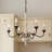 Tolar 6 - Light Iron Dimmable Empire Chandelier