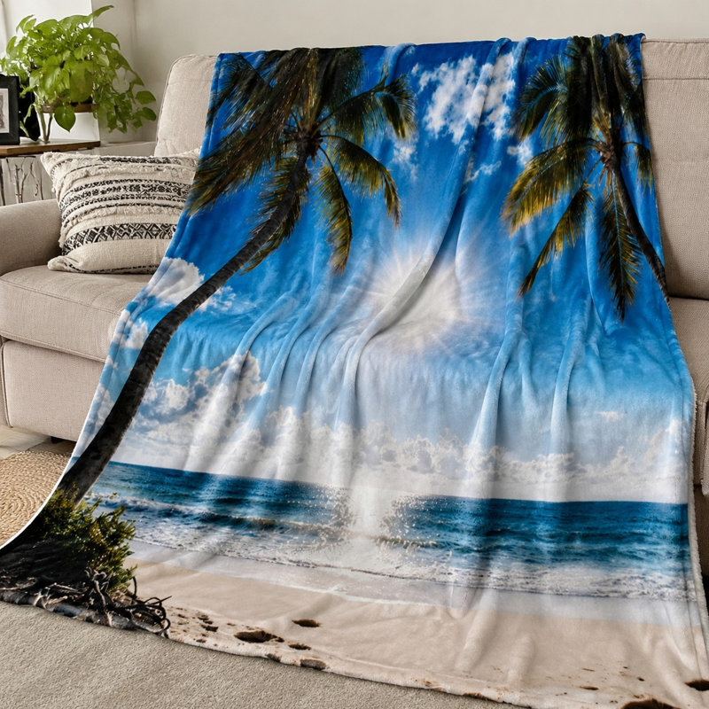 Jeté polaire en flanelle Cozy, L 50 po x l 40 po