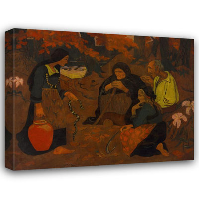 "Serpent Eaters" by  Paul Sérusier - Gallery Wrap Canvas Wall Art