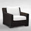 Rustic Wicker Patio Armchair (No Cushions)-1035103854