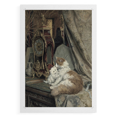 Vintage Portrait Print CII -Canvas Print Only - NOT FRAMED