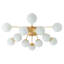 Coblitz Glass Semi Flush Mount-1691003057