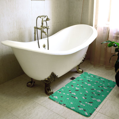 Katelyn Elizabeth Memory Foam Non-Slip Bath Rug