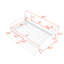 Lit de jour simple rembourré avec tablettes et 2 tiroirs-739571171