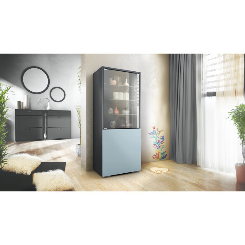 Aubreella Booth Display, Anthracite/Denim