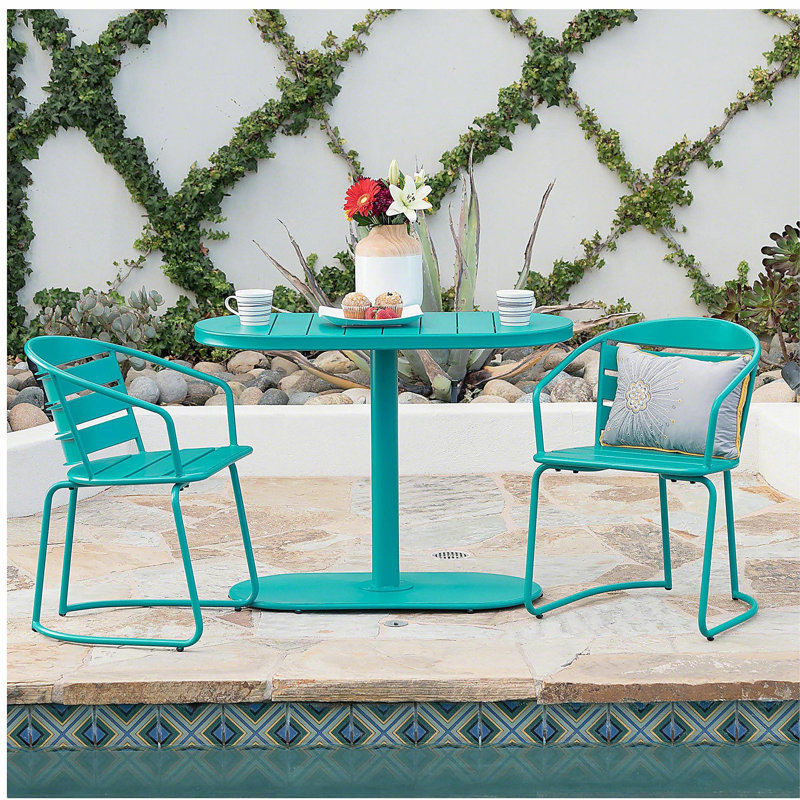 SANTA MONICA BISTRO SET, Teal