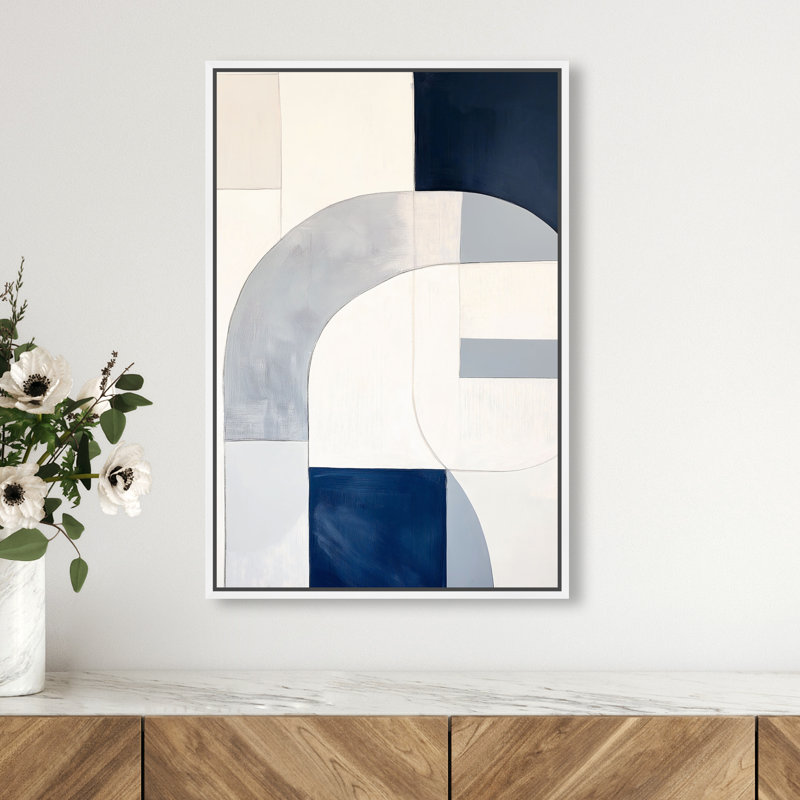 Sunset Serenity II Canvas Abstract Print by Oliver Gal, Black Frame, 10 x 15, 25"H x 17"W, White Frame