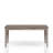 Rustic Gray Dining Table Two Storage Drawers And Leaf