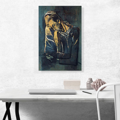 «Tallenge Two Chiffres 1904» par Pablo Picasso, reproduction d'art sur toile tendue