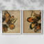Winged Wreath I-Premium Framed Print -Ready to Hang - No Nails Required - No Nails Required-1503298230-1503298216