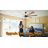 72" 7 - Blade Windmill Large Ceiling Fan without Lights with Remote Control-248772307