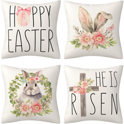Linen Reversible Pillow Cover
