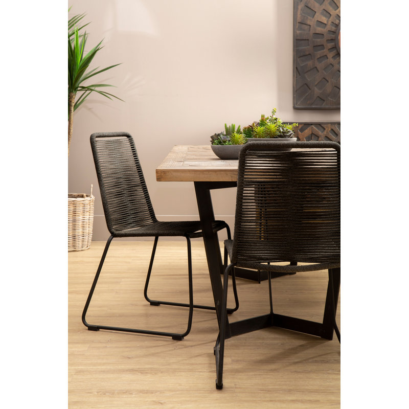 Baudin Patio Dining Side Chair with Cushion