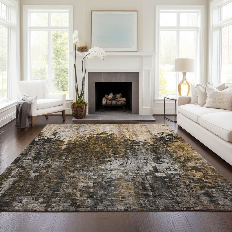Tapis intérieur / extérieur Fayme, Rectangle 3 pi x 5 pi