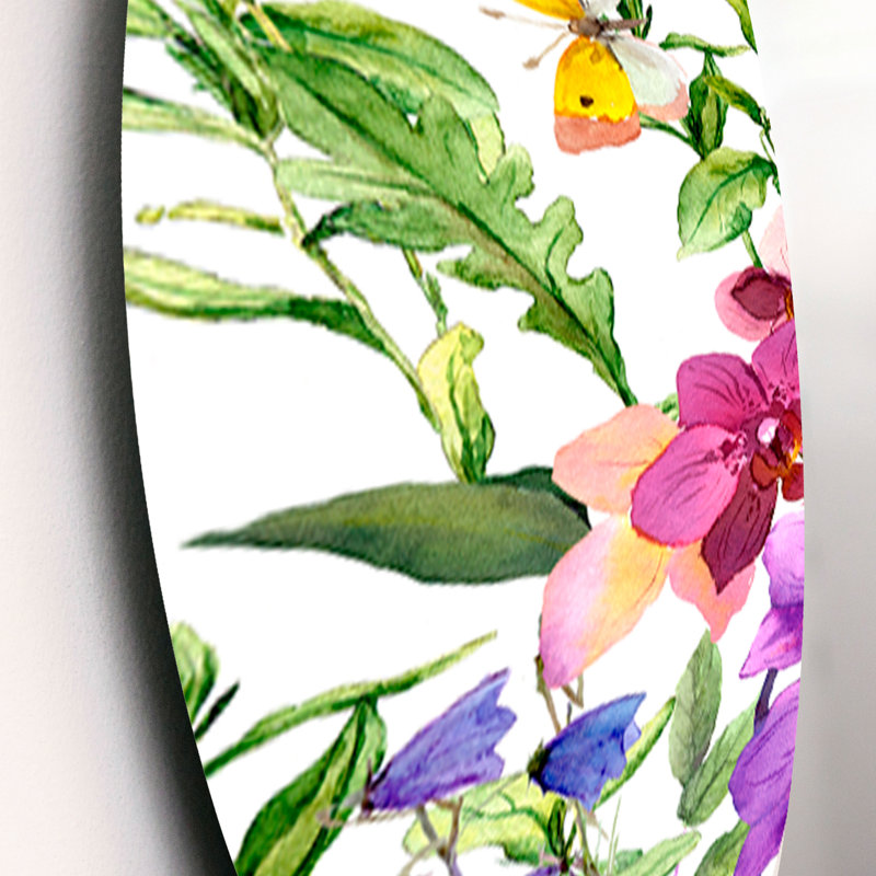 Plants & Flowers Wall Decor on Metal