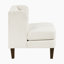 Chaise d'appoint moderne et contemporaine de 27,5 po Elodie avec revêtement en velours côtelé, coussin de siège réversible, ressorts ensachés en mousse haute densité-168120420