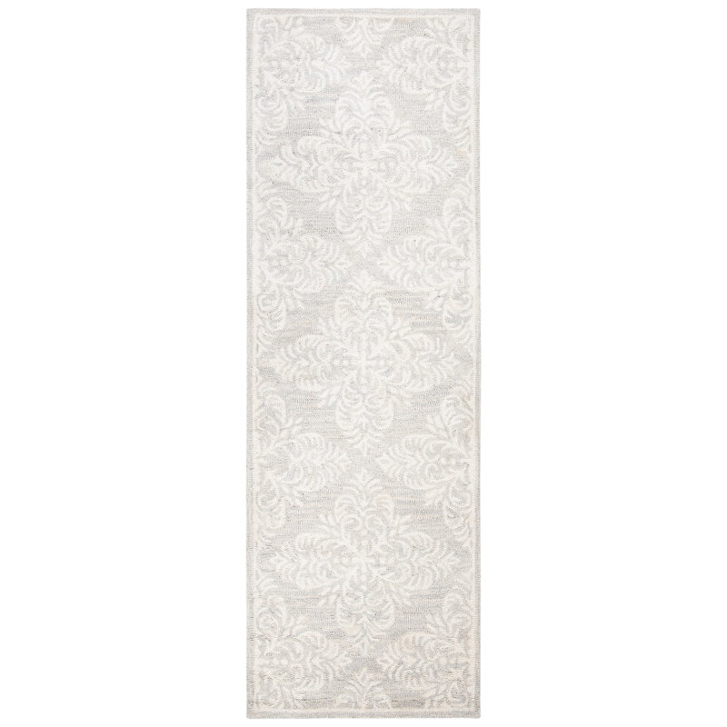 Roselyn Hand Tufted Wool Geometric Rug, Runner 2'3" x 7'