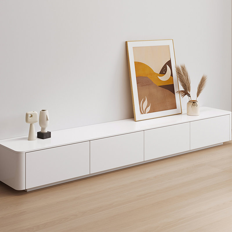 Meuble télé en bois de style nordique, 86.61"