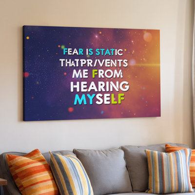 Canvas Create An Abstract Digital Artwork Featuring A Vibrant Gradient Background Wall Art Transitioning From Deep Purple To Bright Canvas Wall Art