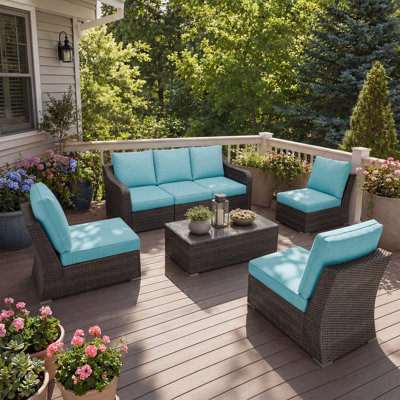  Ensemble de mobilier d'extérieur 6 pièces