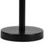 Laser-Cut Iron Table Lamp With Shade - 24.5" - Black