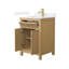Pendry 24" Freestanding Single Bathroom Vanity with Cultured Marble Top-1155534535-1161320270-1162222334