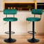 2 tabourets de bar pivotants, tabourets de bar rembourrés à hauteur de comptoir, tabouret de bar réglable pour la maison de cuisine, tabouret de bar à structure en métal pour la cuisine, la salle à manger, le bar