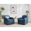 Ensemble de 2 fauteuils pivotants rembourrés Oaklynd-333715189