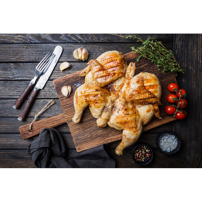 Grilled Chicken Tobacco - Wrapped Canvas Print, 30cm H x 46cm W x 3.8cm D