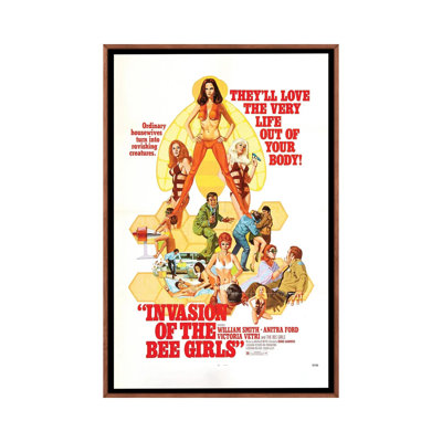 Invasion Of Bee Girls by Radio Days - Gallery-Wrapped Canvas Giclée on Canvas