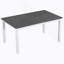 Ensemble de table de salle à manger en bois 6 pièces avec banc rembourré