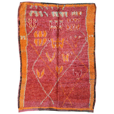 Middle Atlas One-of-a-Kind 4' X 5'8" Wool Area Rug in