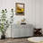 Three Doors Side Table-Grey