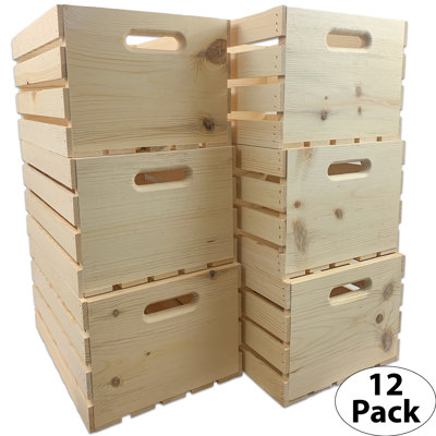 Wilson Millwood Pines Solid Wood Crate 12pk