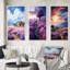 «France Lavender Hues», 3 pièces sur toile-754896265-754896259