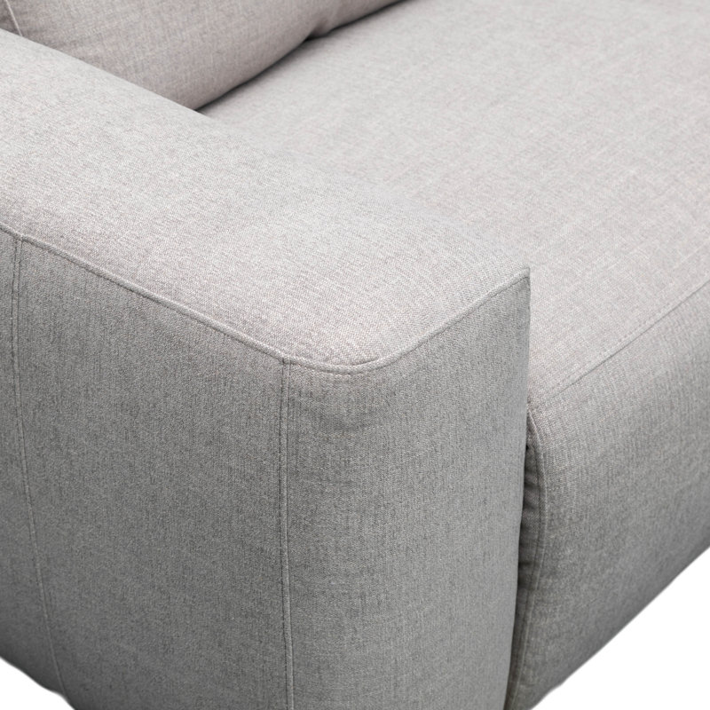 Fauteuil inclinable Quincy, 100% polyester gris